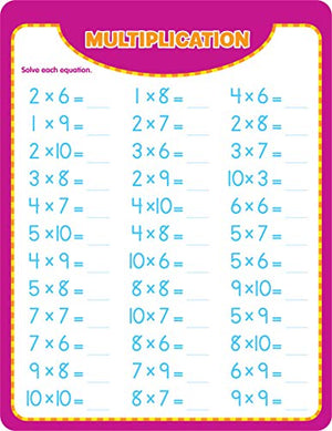 Active Minds  WriteandErase  Wipe Clean Learning Boards Ages 7+  Multiplication, Division, USA States and Capitals,Used