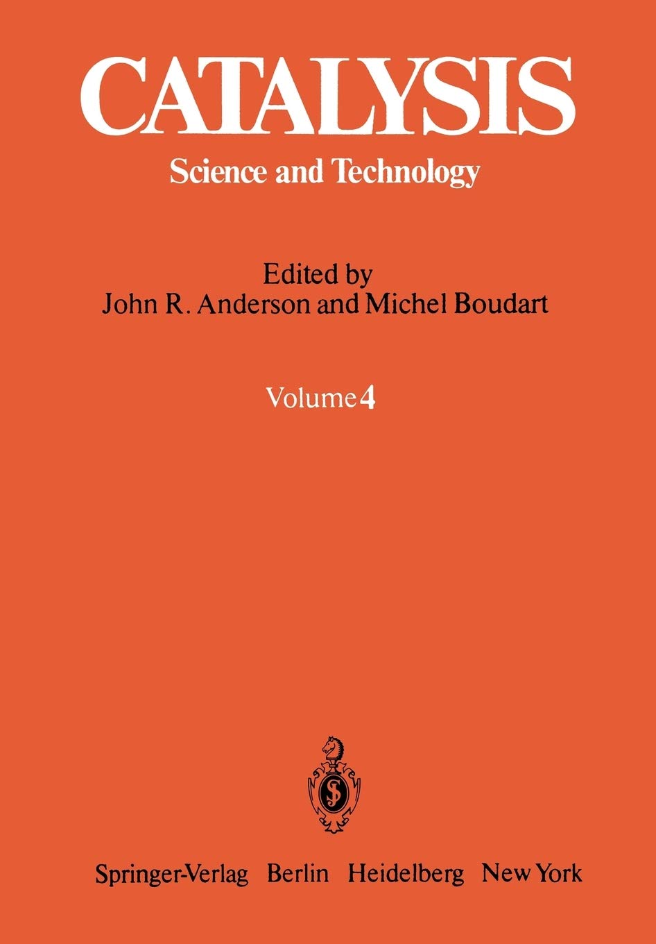 Catalysis: Science and Technology (Catalysis, 4),Used