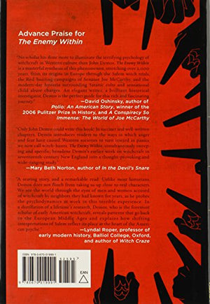The Enemy Within: 2,000 Years of WitchHunting in the Western World,Used