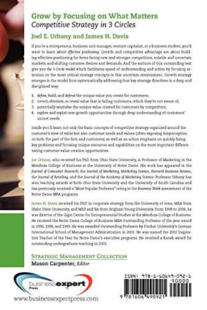 Grow By Focusing On What Matters: Competitive Strategy In 3Circles (Strategic Management Collection)