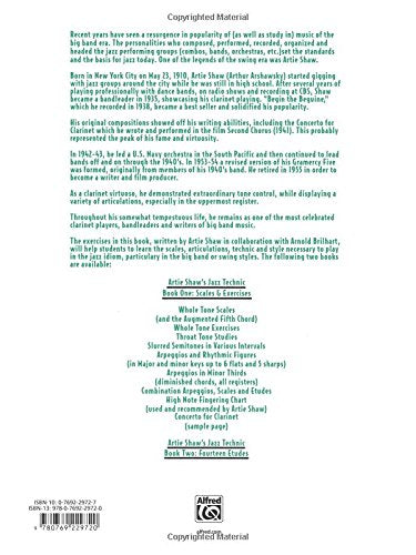 Artie Shaw's Jazz Technic, Bk 2: Fourteen Clarinet Etudes,Used