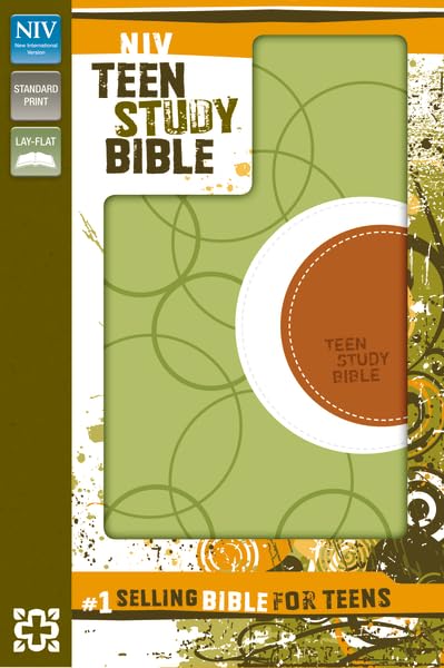 NIV, Teen Study Bible, Leathersoft, Green,New