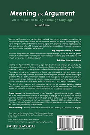 Meaning and Argument 2e,Used
