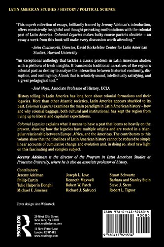 Colonial Legacies (Of Economics; 23),New