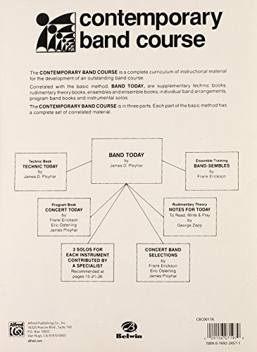 Technic Today for Bassoon Part 2 (Contemporary Band Course),Used