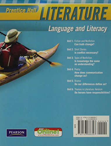 Prentice Hall Literature: Language and Literacy (Grade Nine),Used