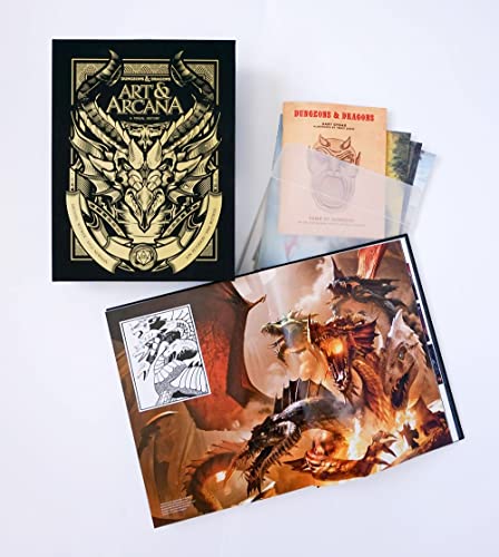Dungeons & Dragons Art & Arcana [Special Edition, Boxed Book & Ephemera Set]: A Visual History,Used