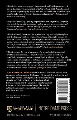 Augustine And The Limits Of Politics (Catholic Ideas For A Secular World),New