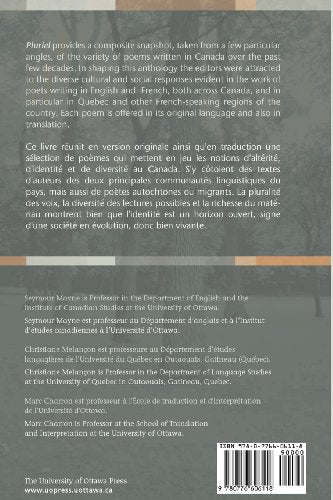 Pluriel: An anthology of diverse voices  Une anthologie des voix (NONE),Used