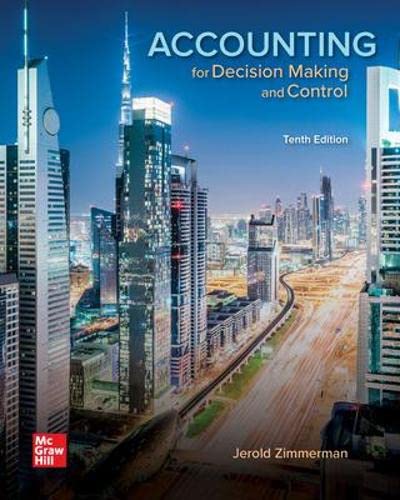 Accounting for Decision Making and Control,New