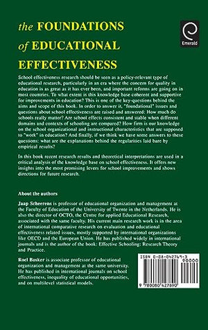 The Foundations of Educational Effectiveness,Used