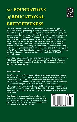 The Foundations of Educational Effectiveness,Used