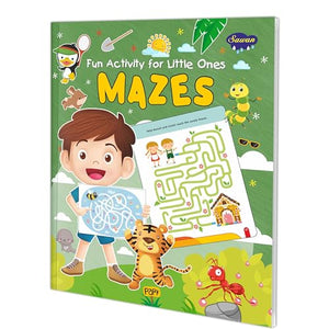 Mazes Fun Activity Book For Little Ones : Maze Activity Workbook, Children Learning Book, Fun Activity Book For Kids, Children Mazes Book.