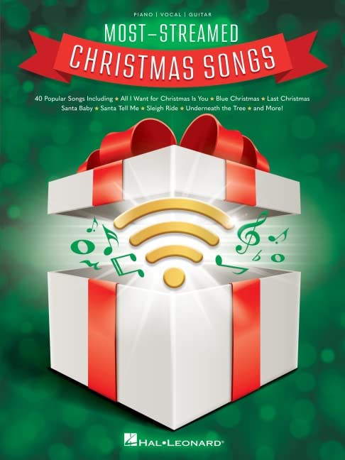 MostStreamed Christmas Songs  40 Popular Songs Arranged for Piano/Vocal/Guitar,New