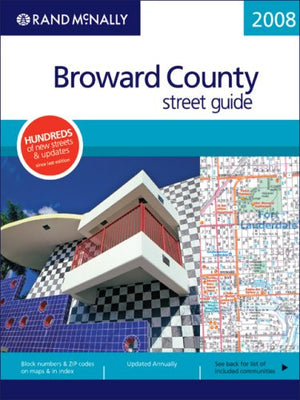 Rand Mcnally 2008 Broward County Street Guide , Florida,Used