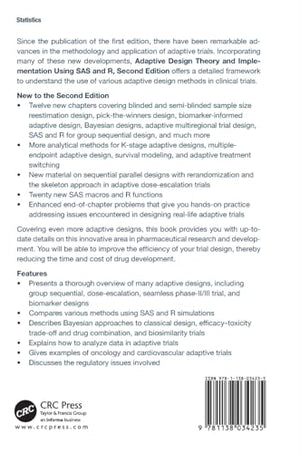 Adaptive Design Theory and Implementation Using SAS and R, Second Edition (Chapman & Hall/CRC Biostatistics Series),Used