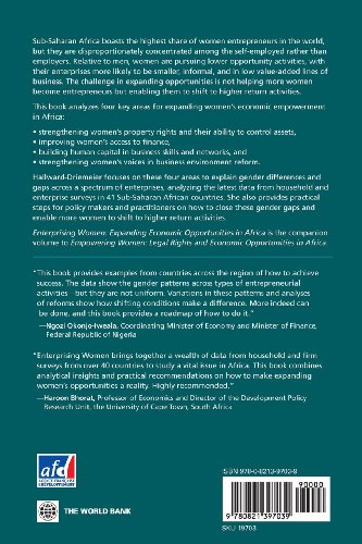 Enterprising Women: Expanding Economic Opportunities in Africa (Africa Development Forum),Used