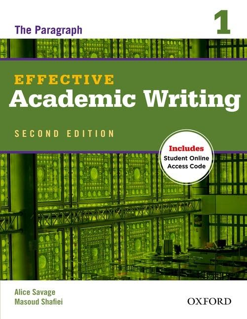 Effective Academic Writing 2e Student Book 1,Used