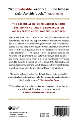 21 Things You May Not Know About The Indian Act: Helping Canadians Make Reconciliation With Indigenous Peoples A Reality,Used