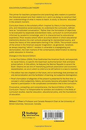 What Is Curriculum Theory? (Studies In Curriculum Theory Series),Used