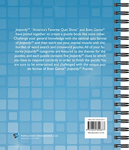 Brain Games  Jeopardy!: Puzzles and Games to Help You Become a Quiz Show Master,New