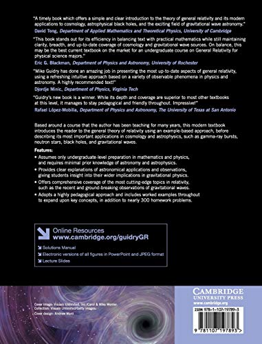 Modern General Relativity: Black Holes, Gravitational Waves, and Cosmology,Used