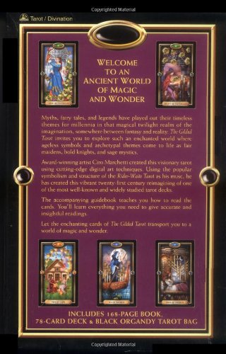The Gilded Tarot (Book and Tarot Deck Set),Used