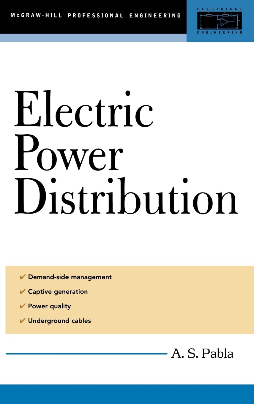Electric Power Distribution (McGrawHill Professional Engineering),Used