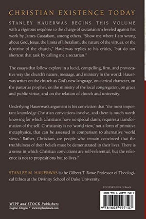 Christian Existence Today: Essays on Church, World, and Living in Between,Used