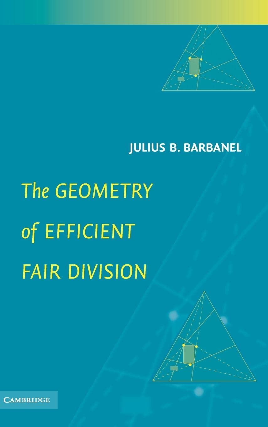 The Geometry of Efficient Fair Division,New