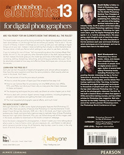 The photoshop elements 13 book for digital photographers (Voices That Matter),Used