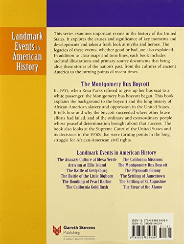 The Montgomery Bus Boycott (Landmark Events in American History),Used