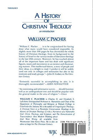 A History of Christian Theology: An Introduction,Used