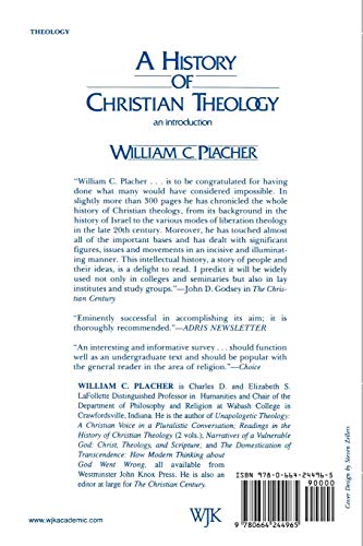 A History of Christian Theology: An Introduction,Used