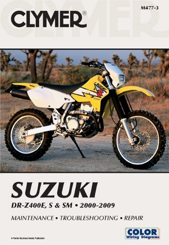 Clymer Suzuki DRZ400E, S & SM 20002009 (Clymer Repair Manual),Used