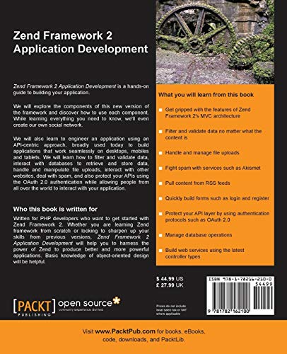 Zend Framework 2 Web Application Development,Used