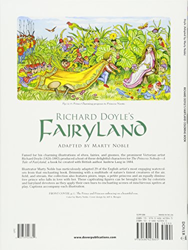 Richard Doyle's Fairyland Coloring Book (Dover Fantasy Coloring Books),Used