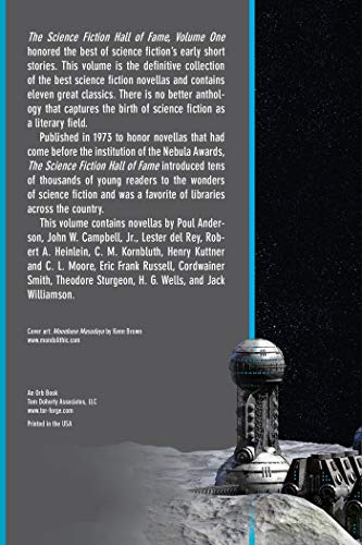 The Science Fiction Hall Of Fame, Volume Two A (Sf Hall Of Fame, 2),New