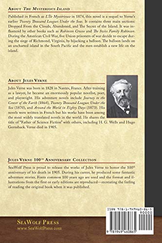 The Mysterious Island (Illustrated First Edition): 100Th Anniversary Collection,Used