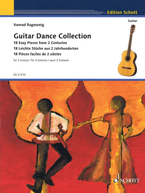 Guitar Dance Collection: 18 Easy Pieces from 2 Centuries for 2 Guitars,Used