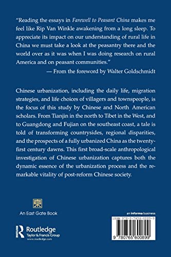 Farewell to Peasant China: Rural Urbanization and Social Change in the Late Twentieth Century (Studies on Contemporary China),Used