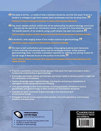 Geomorphology: The Mechanics and Chemistry of Landscapes,Used