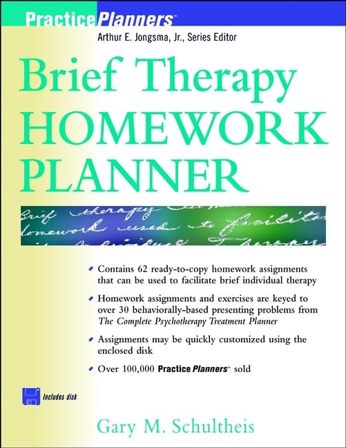 Brief Therapy Homework Planner,Used