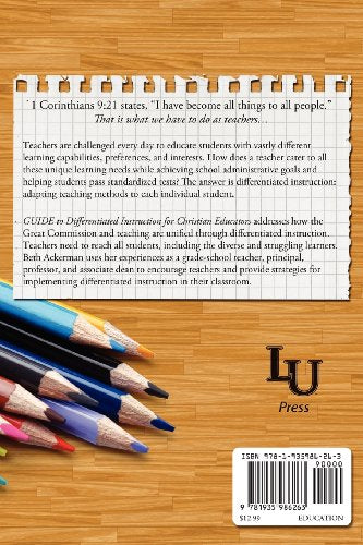 G.U.I.D.E. Differentiated Instruction for Christian Educators,Used