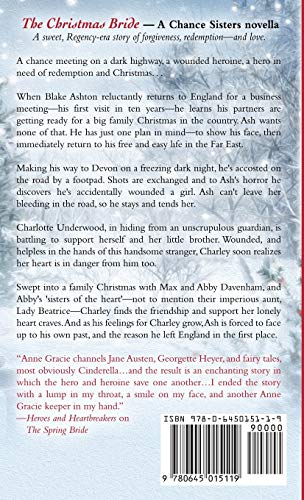 The Christmas Bride: A sweet, Regencyera Christmas novella about forgiveness, redemption  and love. (The Chance Sisters),Used
