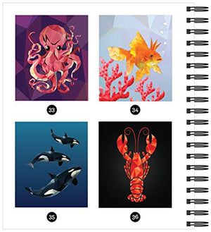 Brain Games  Sticker By Number: Under The Sea  2 Books In 1 (42 Images To Sticker)
