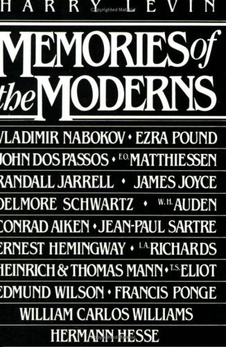 Memories Of The Moderns: Critical Essays,New