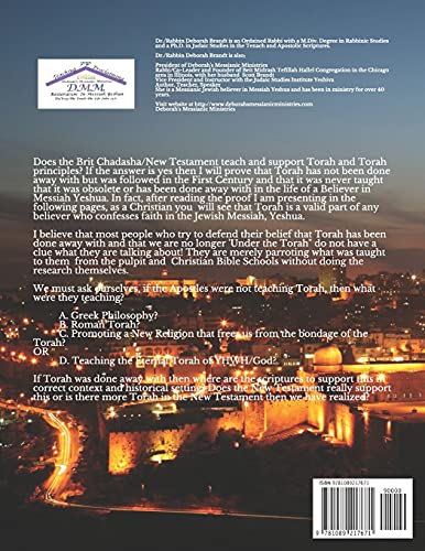 Torah in the Apostolic Scriptures,Used