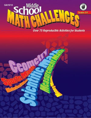 Middle School Math Challenges, Grades 5  8,Used