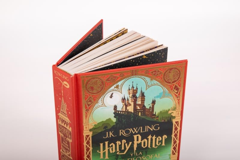 Harry Potter y la piedra filosofal (Ed. Minalima) / Harry Potter and the Sorcerer's Stone: MinaLima Edition (Spanish Edition),Used